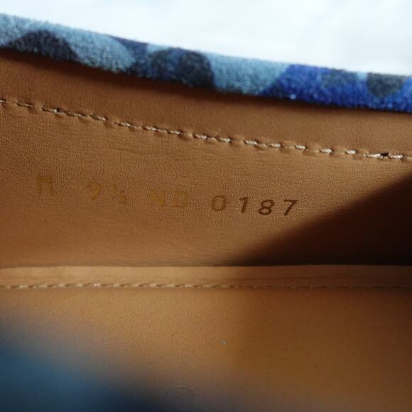 Louis Vuitton Blue Camo Monogram Driver Moccasin Loafer - Picture 13 of 16